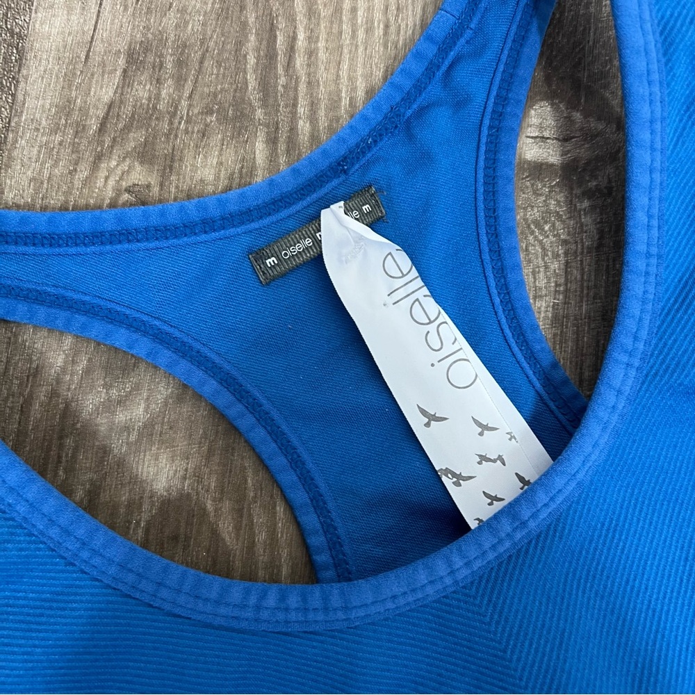 Oiselle Blue Sports Bra - Picture 12 of 12